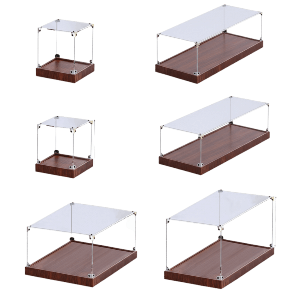 Model Kit Display Case - Transparent Acrylic Acrylic Display Case No-glue