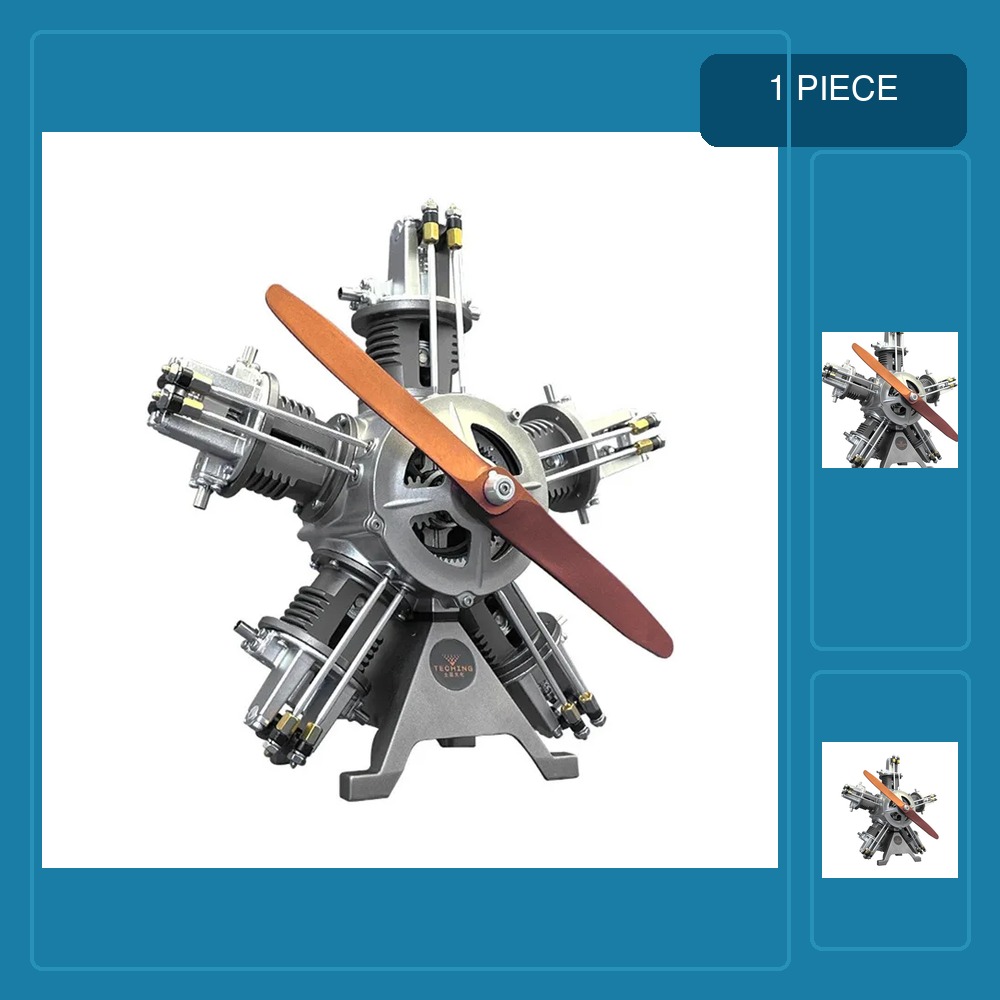 Model Kit V8 Engine - TECHING V8 Engine Metal Model Building