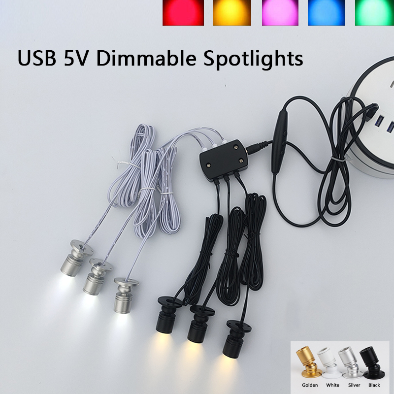 Model Kit Display Case - LED USB 5V Dimmable Cabinet Lights