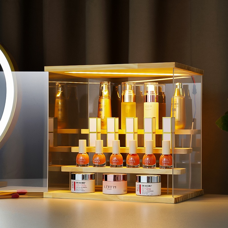 Model Kit Display Case - Acrylic Display Case with LED Lights
