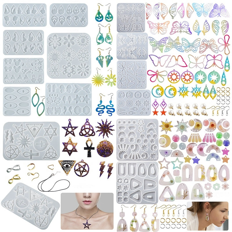 Earring Pendant Silicone Mold  - Model Kit Varnish 评论和价格