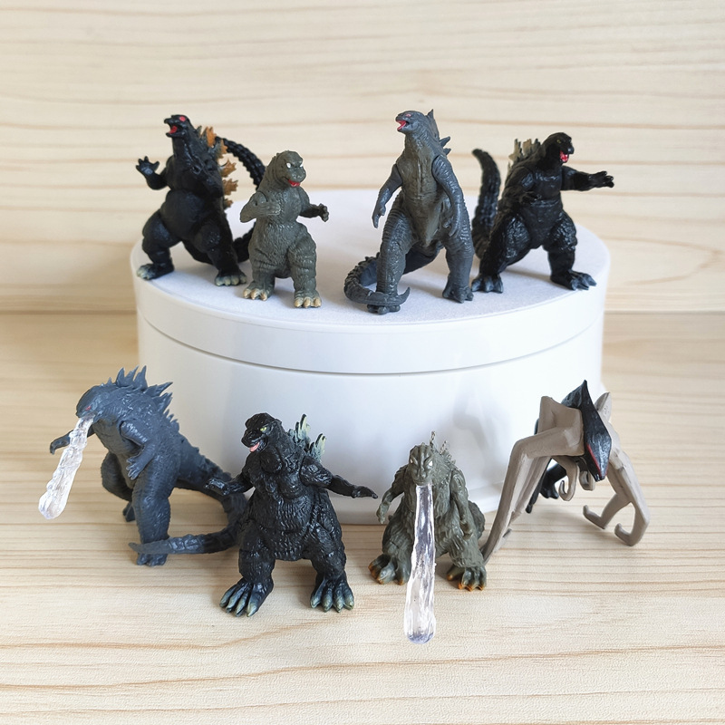 8Pcs/Set Godzilla King Ghidora - Model Kit Godzilla 评论和价格