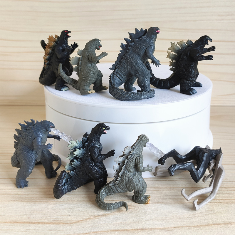 8Pcs/Set Godzilla King Ghidora - Model Kit Godzilla 评论和价格