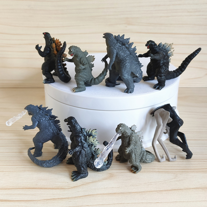 8Pcs/Set Godzilla King Ghidora - Model Kit Godzilla 评论和价格