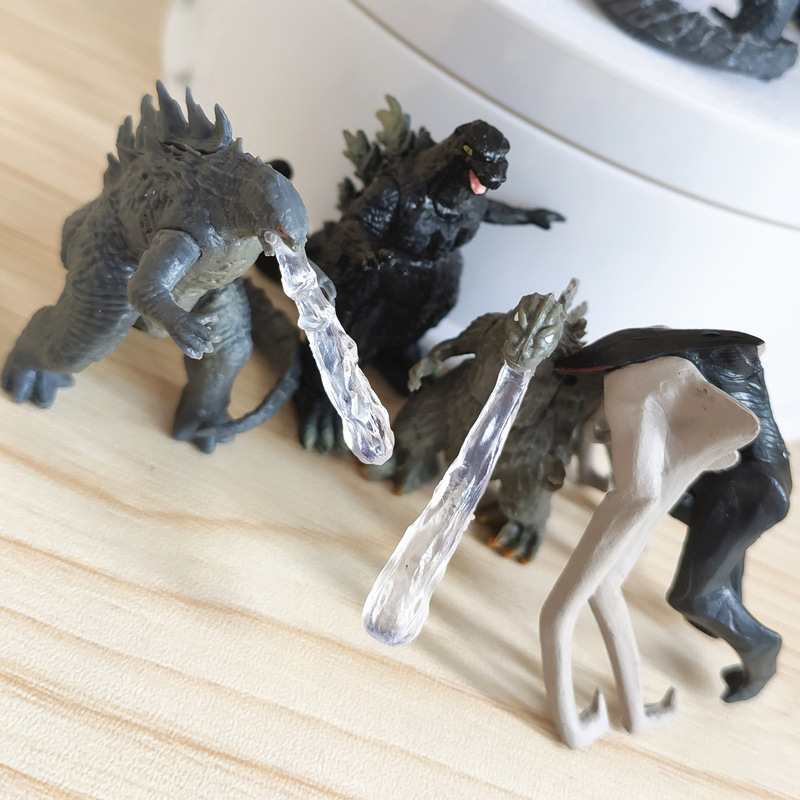 8Pcs/Set Godzilla King Ghidora - Model Kit Godzilla 评论和价格