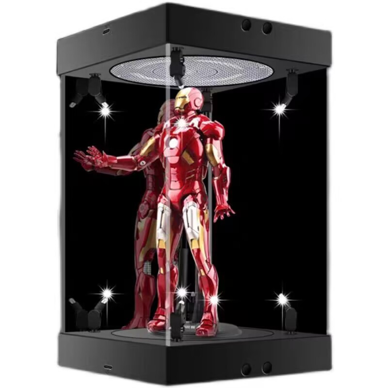 Assembling Rotating LED 12in F - Model Kit Display Case 评论和价格