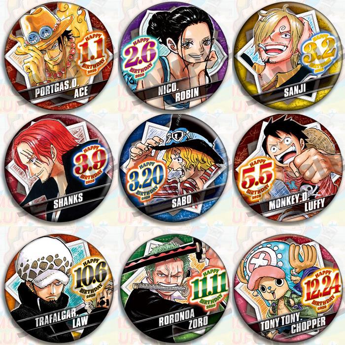 One Piece Anime Badge Set Offi - Model Kit One Piece Bandai 评论和价格