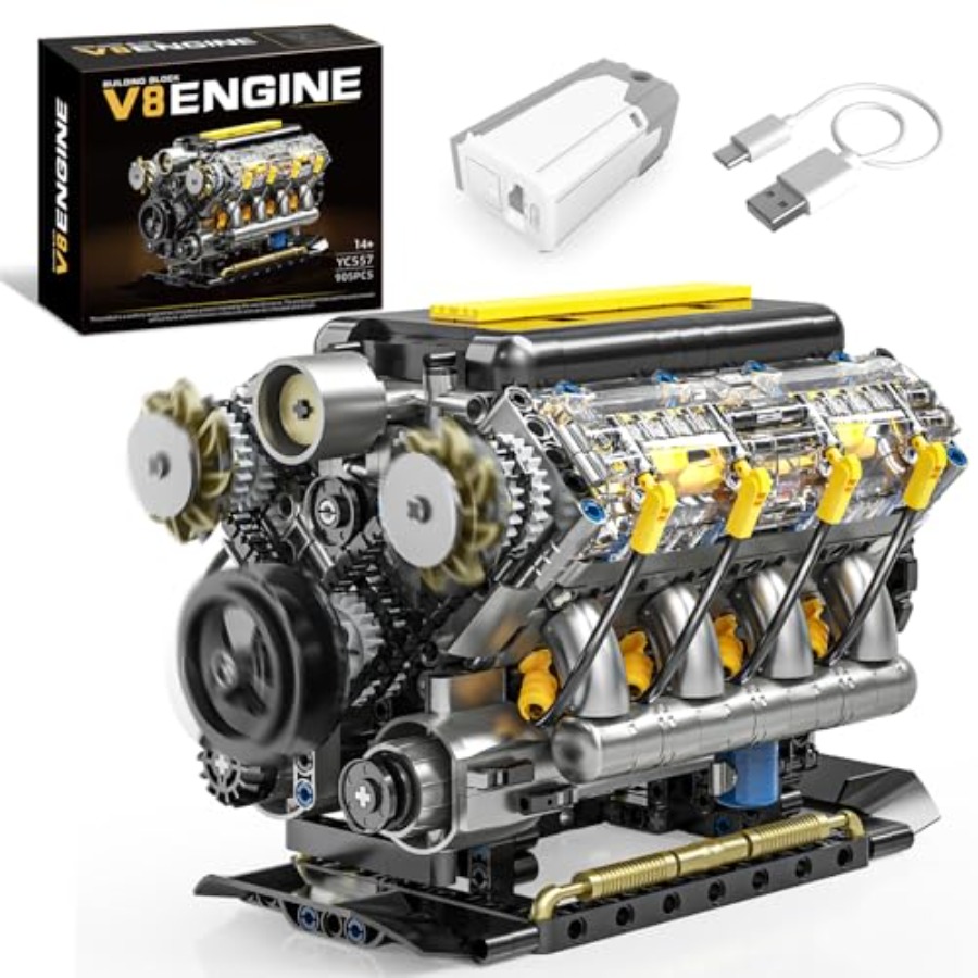 V8 Engine Model Kit that Runs, - Model Kit V8 Engine 评论和价格