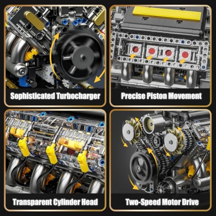 V8 Engine Model Kit that Runs, - Model Kit V8 Engine 评论和价格