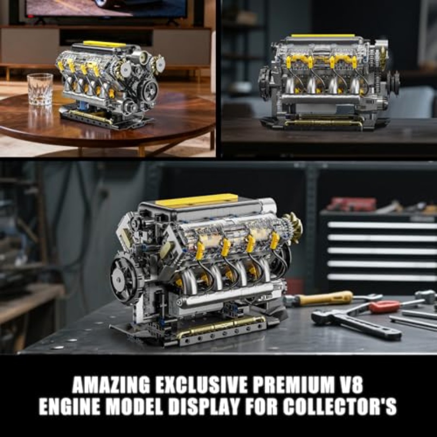V8 Engine Model Kit that Runs, - Model Kit V8 Engine 评论和价格