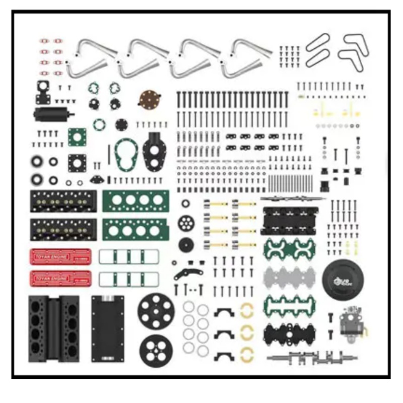 TOYAN V8 Gas 4 Stroke Engine 2 - Model Kit V8 Engine 评论和价格