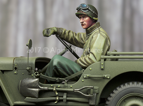 1:35 Resin kit  US Jeep Driver - Model Kit Cangdao 评论和价格