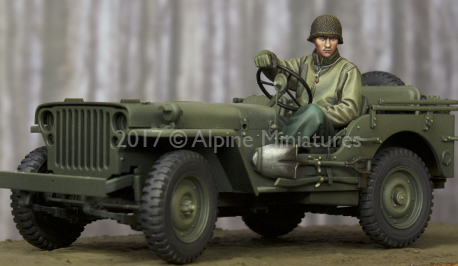 1:35 Resin kit  US Jeep Driver - Model Kit Cangdao 评论和价格