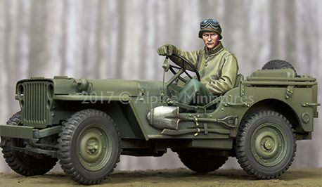1:35 Resin kit  US Jeep Driver - Model Kit Cangdao 评论和价格