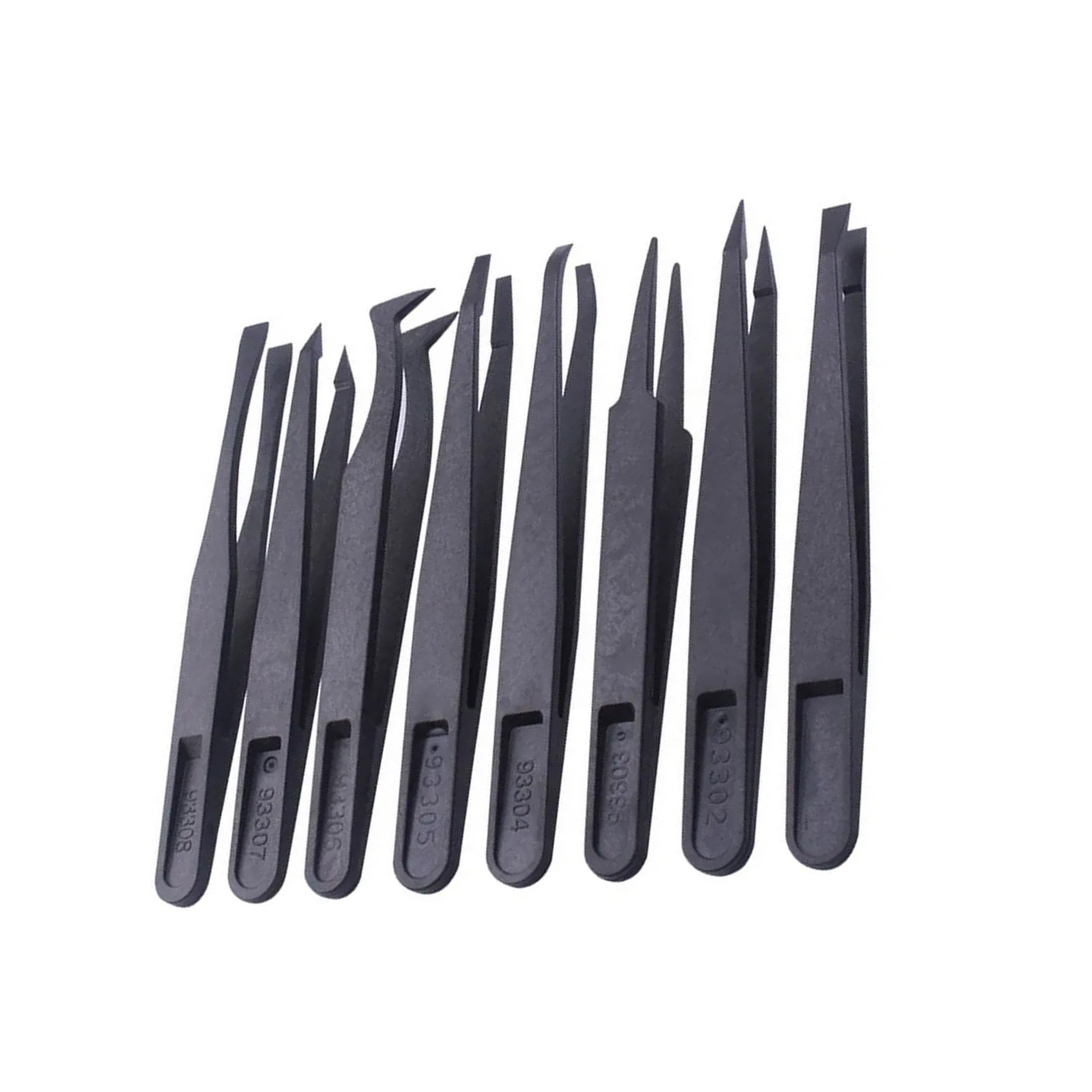8pcs Carbon Fiber Tweezers Set - Model Kit Tool Set 评论和价格