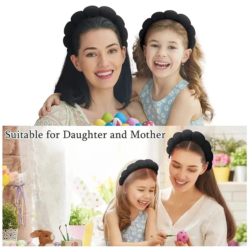 3PCS Twisted Foam Hair Band Se - Wash Effect Set 评论和价格