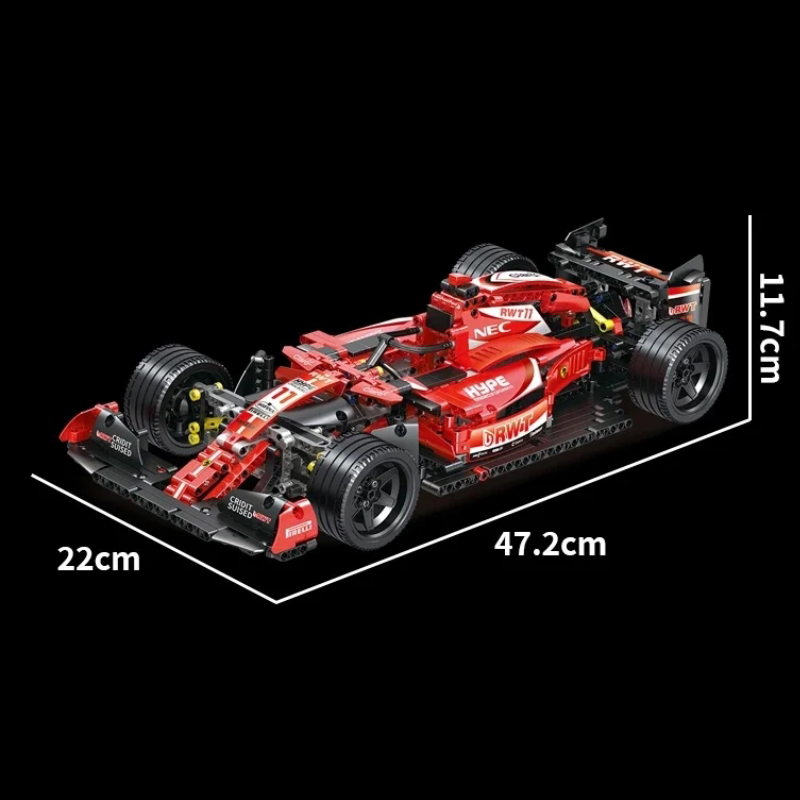 1280Pcs High-Tech Formula Cars - Model Kit F16 评论和价格