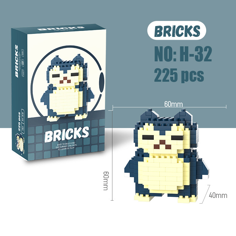 Pokemon Micro Building Blocks  - Model Kit Manual 评论和价格