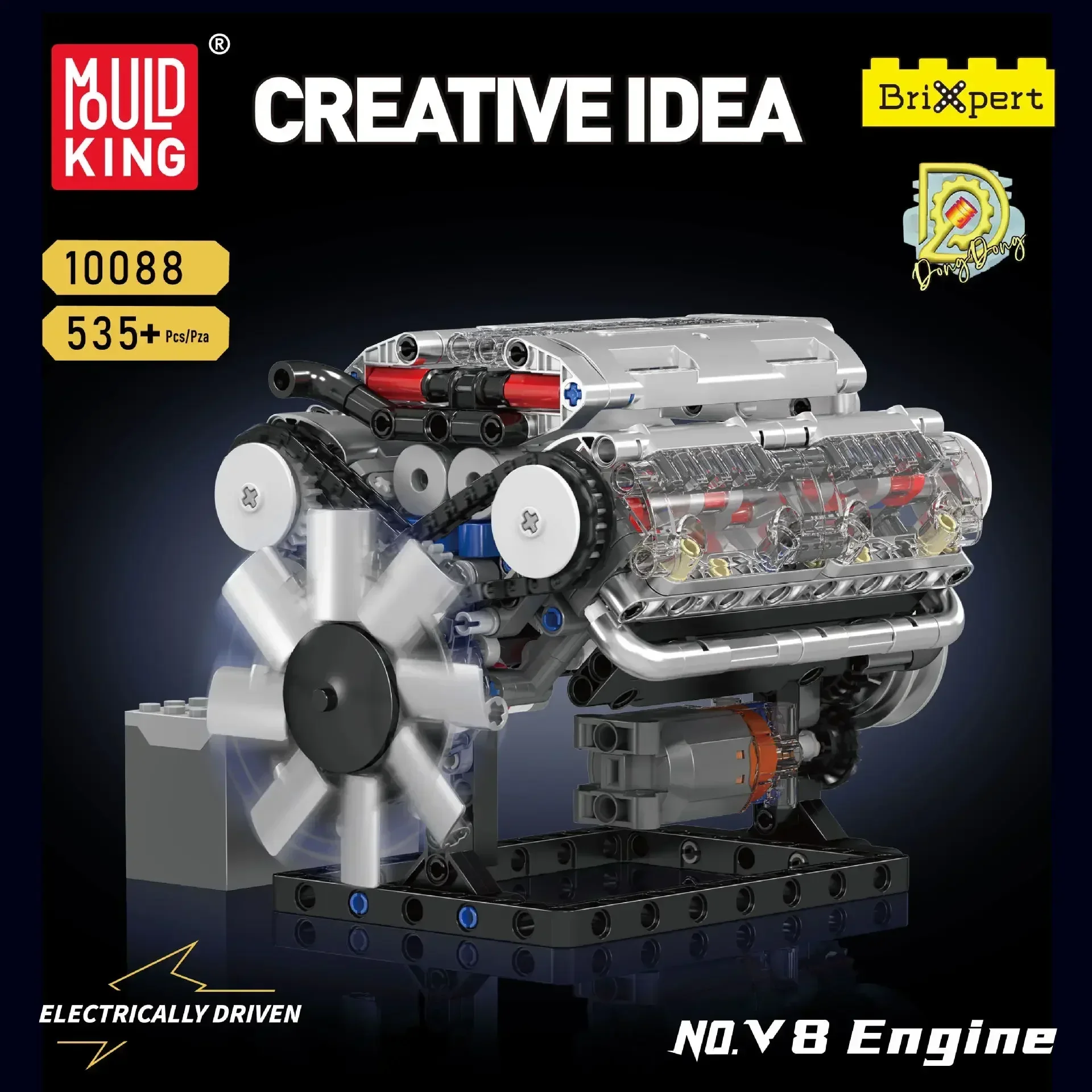 Mould King V8 Engine Building  - Model Kit V8 Engine 评论和价格