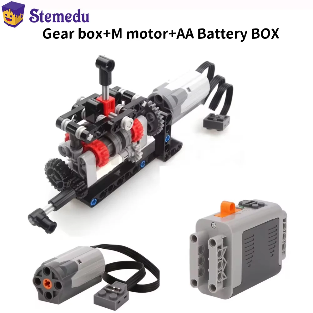 MOC High-tech 4 Speeds Gearbox - Model Kit Manual 评论和价格