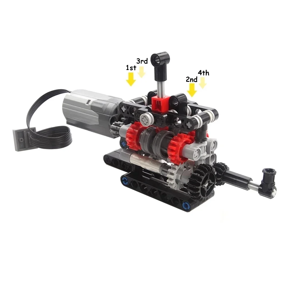 MOC High-tech 4 Speeds Gearbox - Model Kit Manual 评论和价格