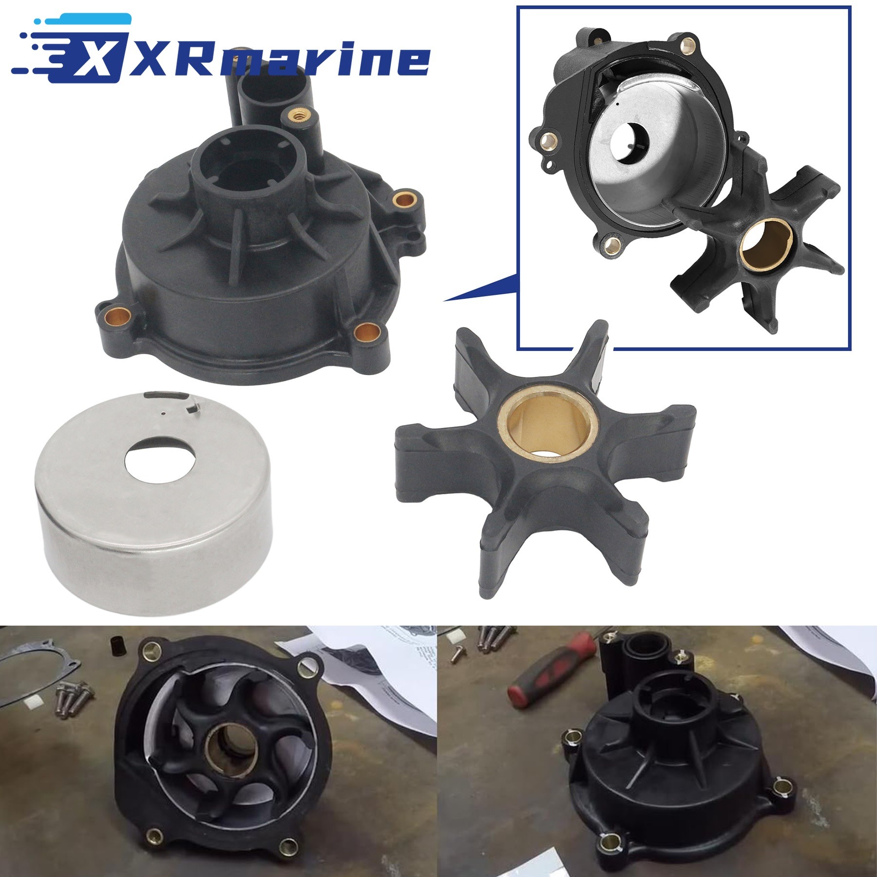 5001595 Water Pump Impeller Re - Model Kit V8 Engine 评论和价格