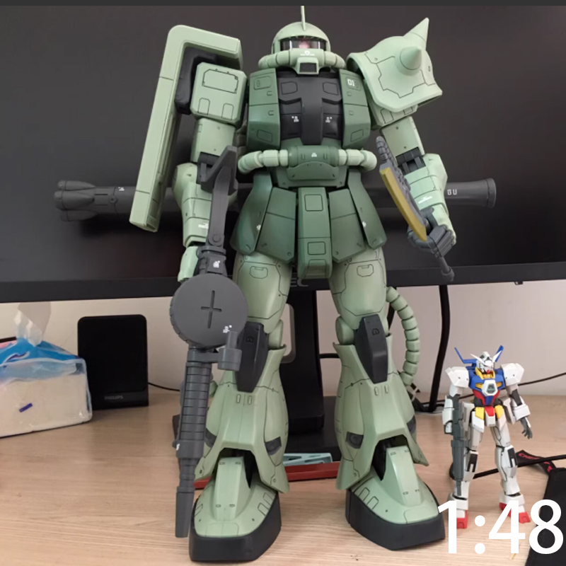 Hot 1/48 MEGA Zaku II Assembly - Model Kit Zaku 评论和价格
