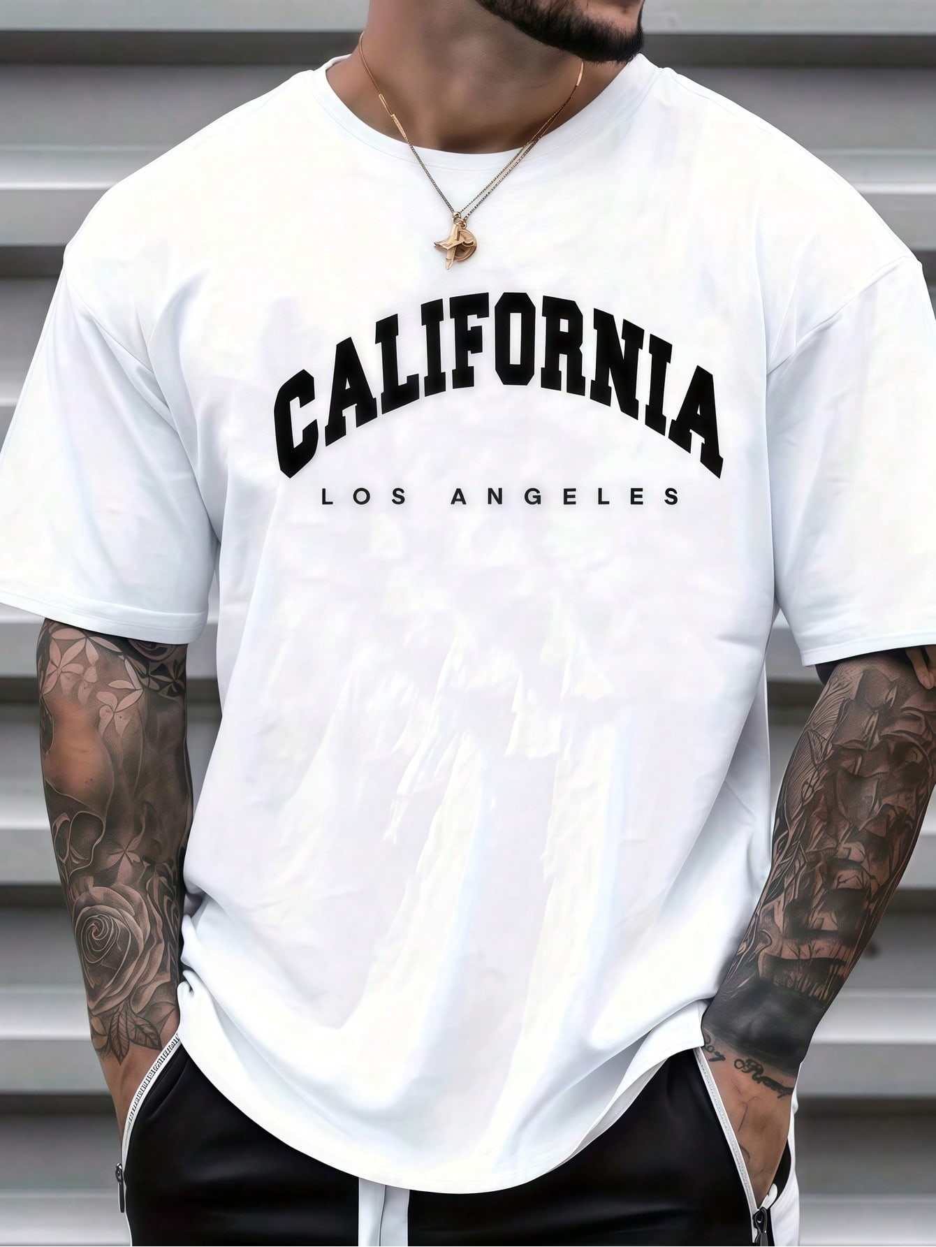 1pc Mens Clothes California Lo - Wash Effect Set 评论和价格