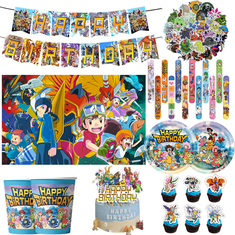 Digimon Themed Birthday Party  - Model Kit Digimon 评论和价格